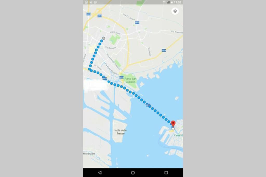 Caro Ingresso Indipendente 20Mt Tram Venezia Wifi Leilighet Mestre Eksteriør bilde